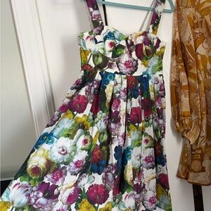 Dolce & Gabbana Multicolor cotton dress